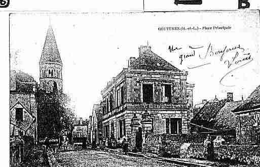 Ville de COUTURES Carte postale ancienne
