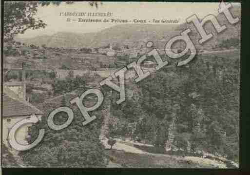 Ville de COUX Carte postale ancienne  Ville de COUX Carte postale ancienne