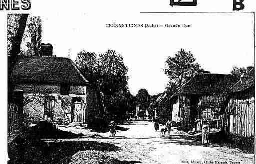 Ville de CRESANTIGNES Carte postale ancienne