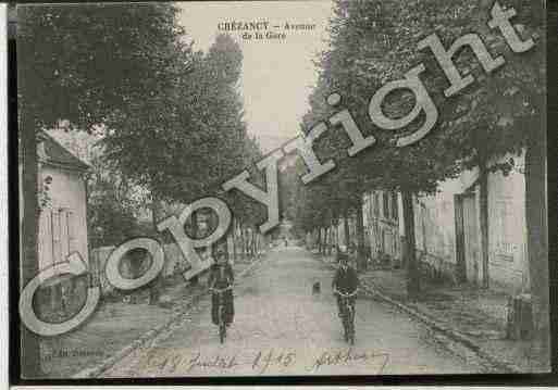 Ville de CREZANCY Carte postale ancienne