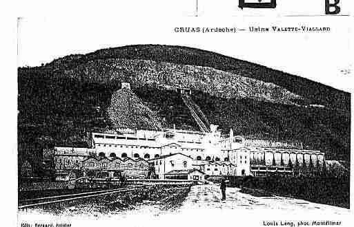 Ville de CRUAS Carte postale ancienne Ville de CRUAS Carte postale ancienne