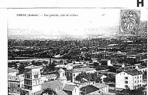 Ville de CRUAS Carte postale ancienne Ville de CRUAS Carte postale ancienne