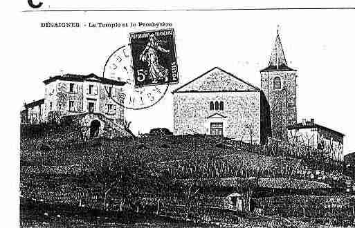 Ville de DESAIGNES Carte postale ancienne