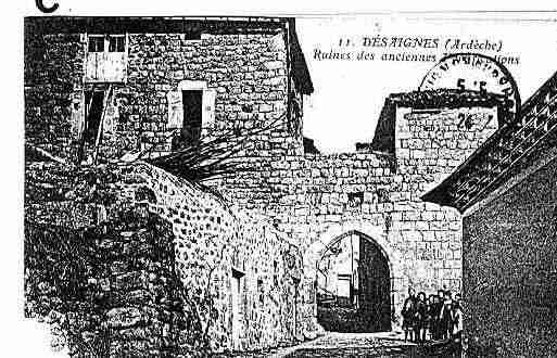 Ville de DESAIGNES Carte postale ancienne