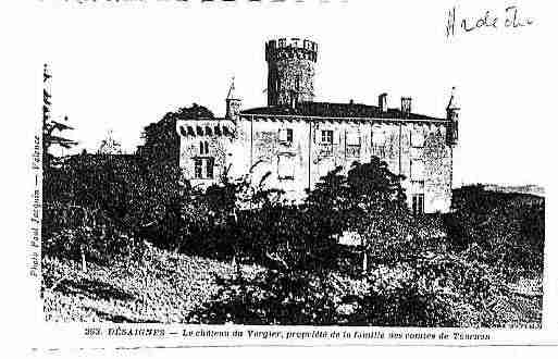 Ville de DESAIGNES Carte postale ancienne