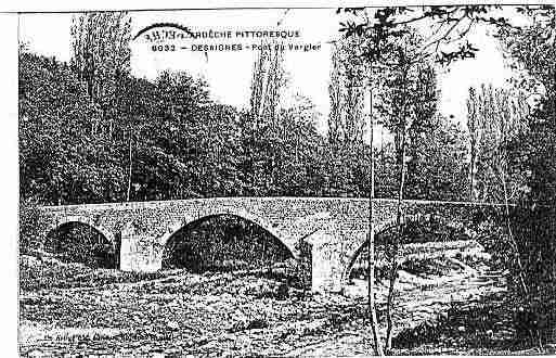 Ville de DESAIGNES Carte postale ancienne