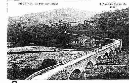Ville de DESAIGNES Carte postale ancienne