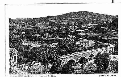 Ville de DESAIGNES Carte postale ancienne