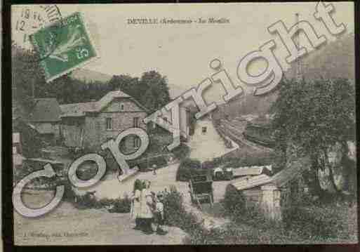 Ville de DEVILLE Carte postale ancienne