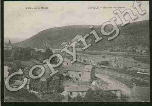 Ville de DEVILLE Carte postale ancienne