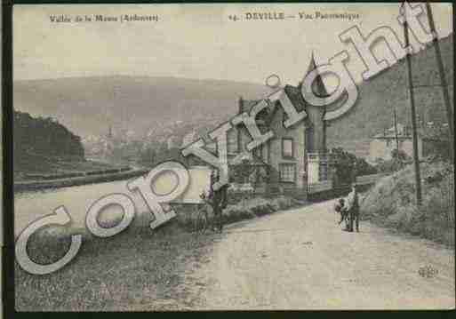 Ville de DEVILLE Carte postale ancienne