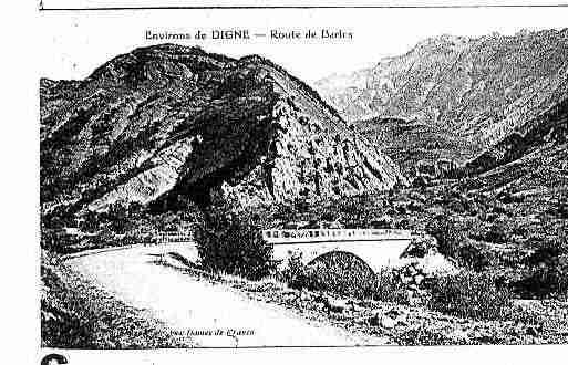 Ville de DIGNELESBAINS Carte postale ancienne