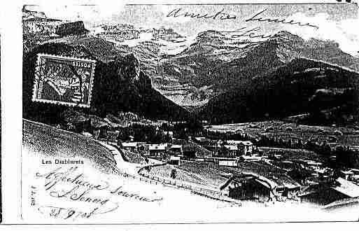 Ville de DIGNELESBAINS Carte postale ancienne