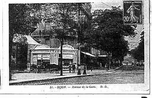 Ville de DIJON Carte postale ancienne