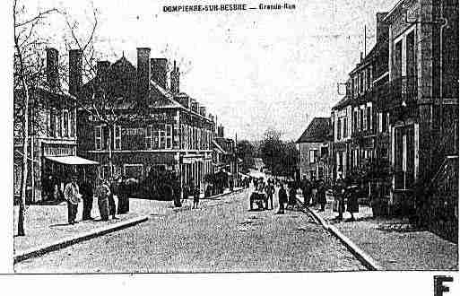 Ville de DOMPIERRESURBESBRE Carte postale ancienne