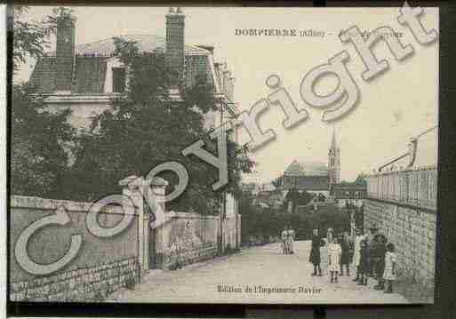 Ville de DOMPIERRESURBESBRE Carte postale ancienne