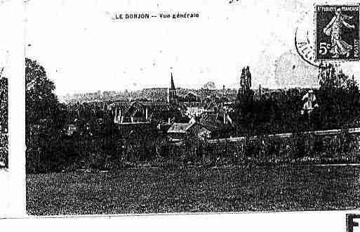 Ville de DONJON(LE) Carte postale ancienne