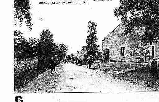 Ville de DOYET Carte postale ancienne