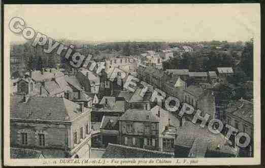 Ville de DURTAL Carte postale ancienne