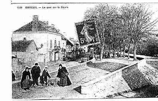 Ville de EBREUIL Carte postale ancienne