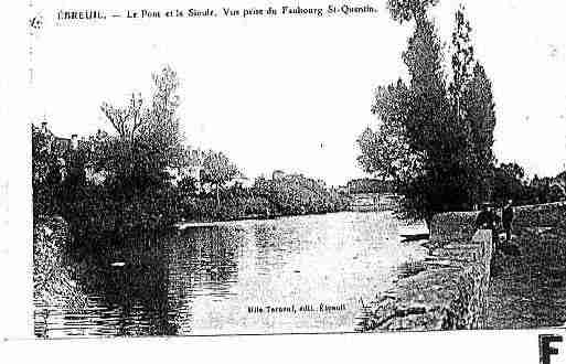 Ville de EBREUIL Carte postale ancienne