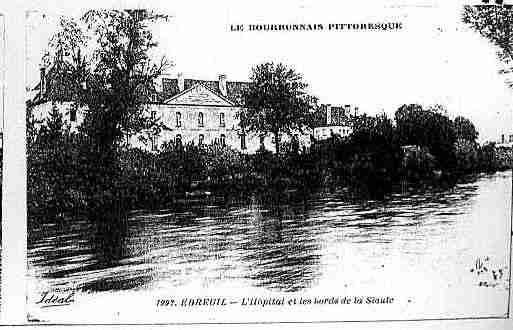 Ville de EBREUIL Carte postale ancienne