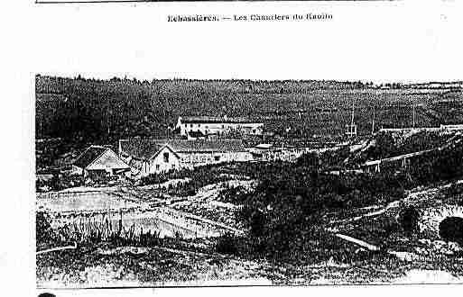 Ville de ECHASSIERES Carte postale ancienne