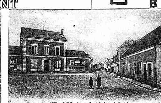 Ville de ECOUFLANT Carte postale ancienne