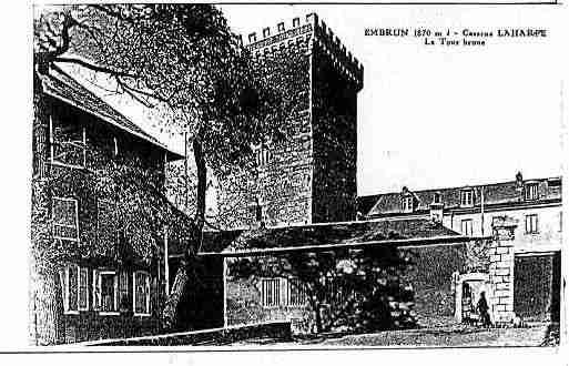 Ville de EMBRUN Carte postale ancienne