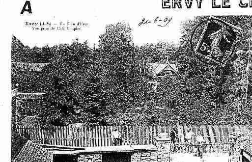 Ville de ERVYLECHATEL Carte postale ancienne