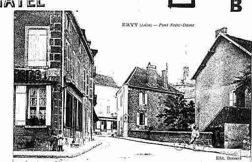 Ville de ERVYLECHATEL Carte postale ancienne