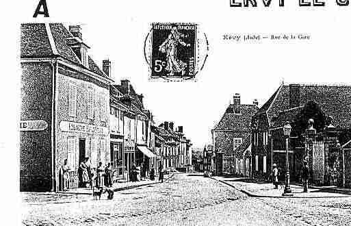 Ville de ERVYLECHATEL Carte postale ancienne