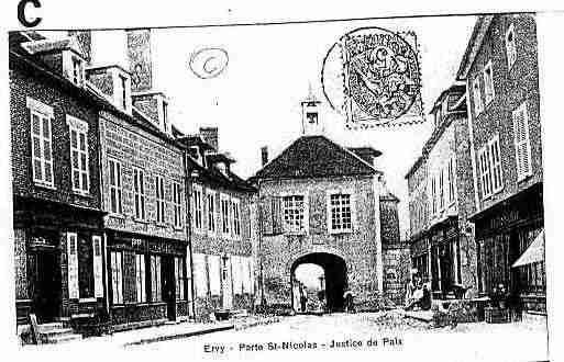 Ville de ERVYLECHATEL Carte postale ancienne