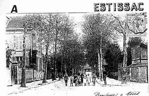 Ville de ESTISSAC Carte postale ancienne Ville de ESTISSAC Carte postale ancienne