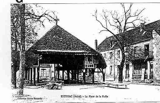 Ville de ESTISSAC Carte postale ancienne