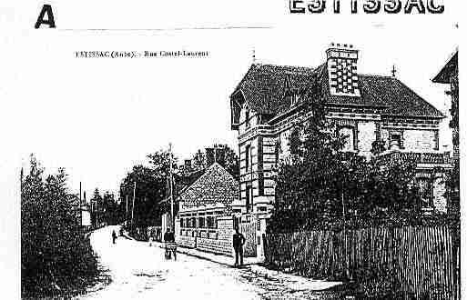 Ville de ESTISSAC Carte postale ancienne