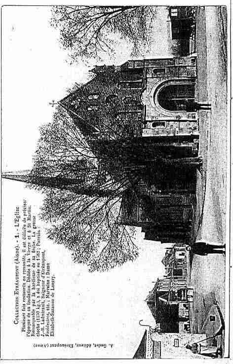 Ville de ETREAUPONT Carte postale ancienne