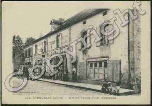 Ville de ETROUSSAT Carte postale ancienne