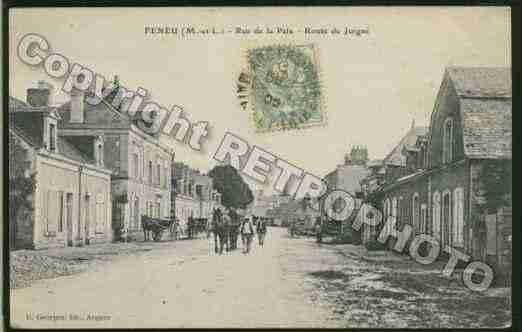 Ville de FENEU Carte postale ancienne