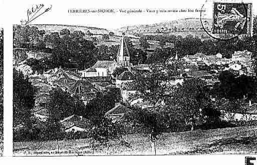 Ville de FERRIERESSURSICHON Carte postale ancienne