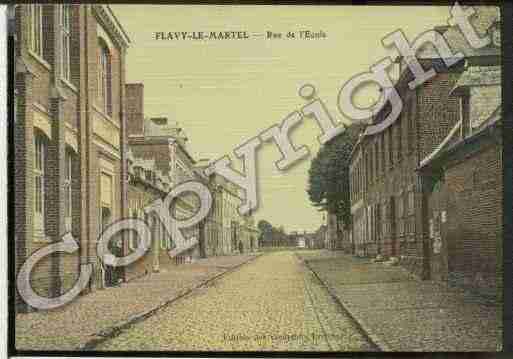 Ville de FLAVYLEMARTEL Carte postale ancienne
