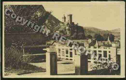 Ville de FOIX Carte postale ancienne