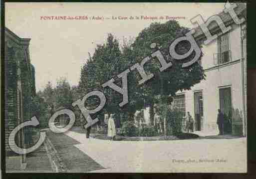 Ville de FONTAINELESGRES Carte postale ancienne