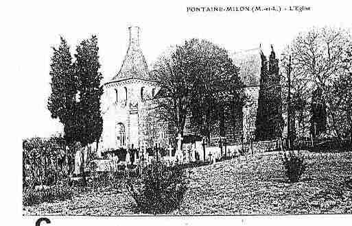 Ville de FONTAINEMILON Carte postale ancienne