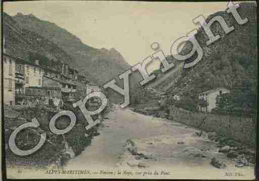 Ville de FONTAN Carte postale ancienne