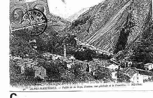 Ville de FONTAN Carte postale ancienne