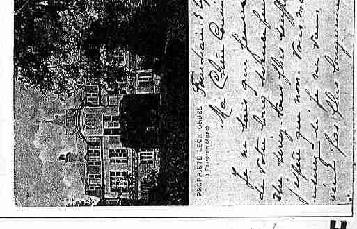 Ville de FOURDRAIN Carte postale ancienne