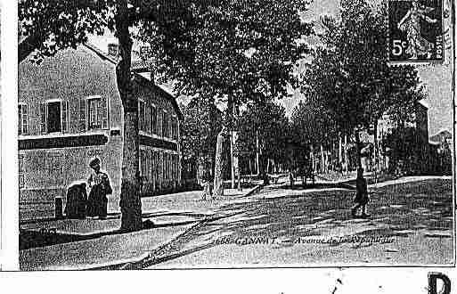 Ville de GANNAT Carte postale ancienne