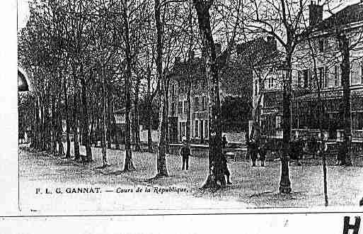 Ville de GANNAT Carte postale ancienne