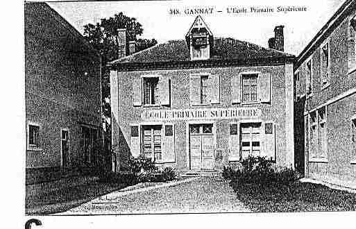 Ville de GANNAT Carte postale ancienne